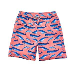 Snapper Rock Mens  Whale Tail Swim Short, Orange